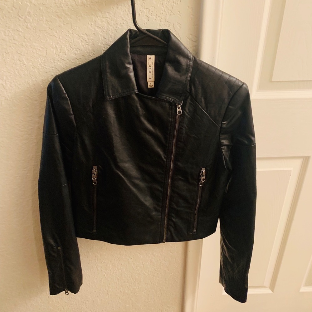 Like New - Moto Jacket - Mural - Size Small